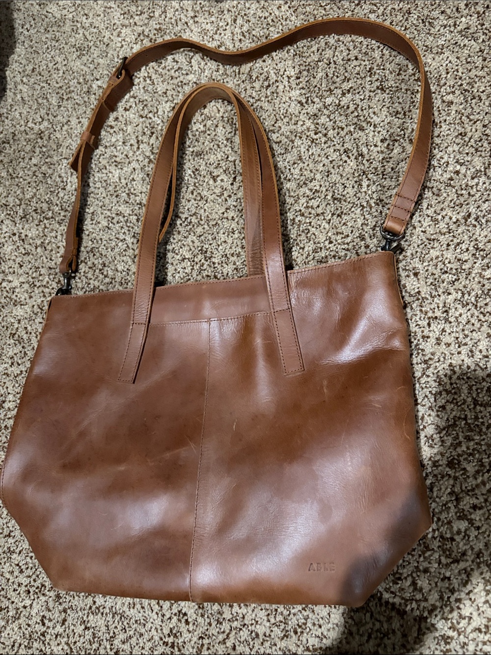 Able leather bag tote